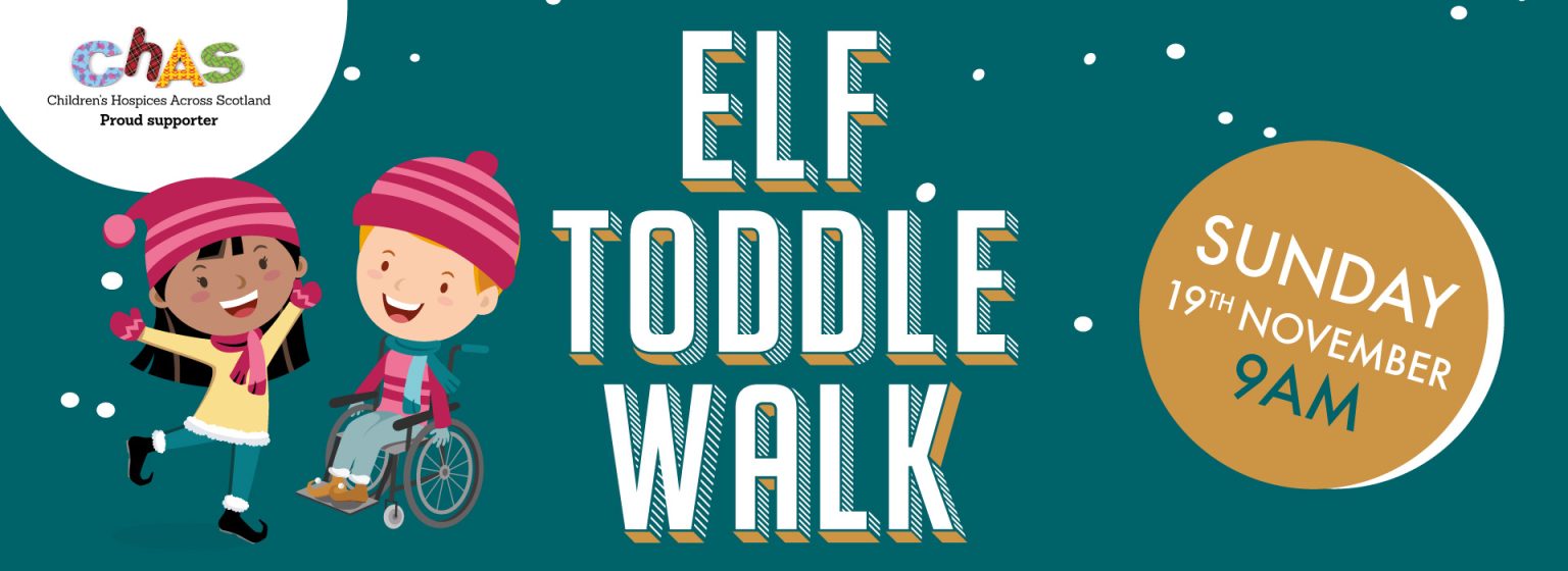 Our ‘Elf Toddle Walk’ for children’s charity, CHAS is back!