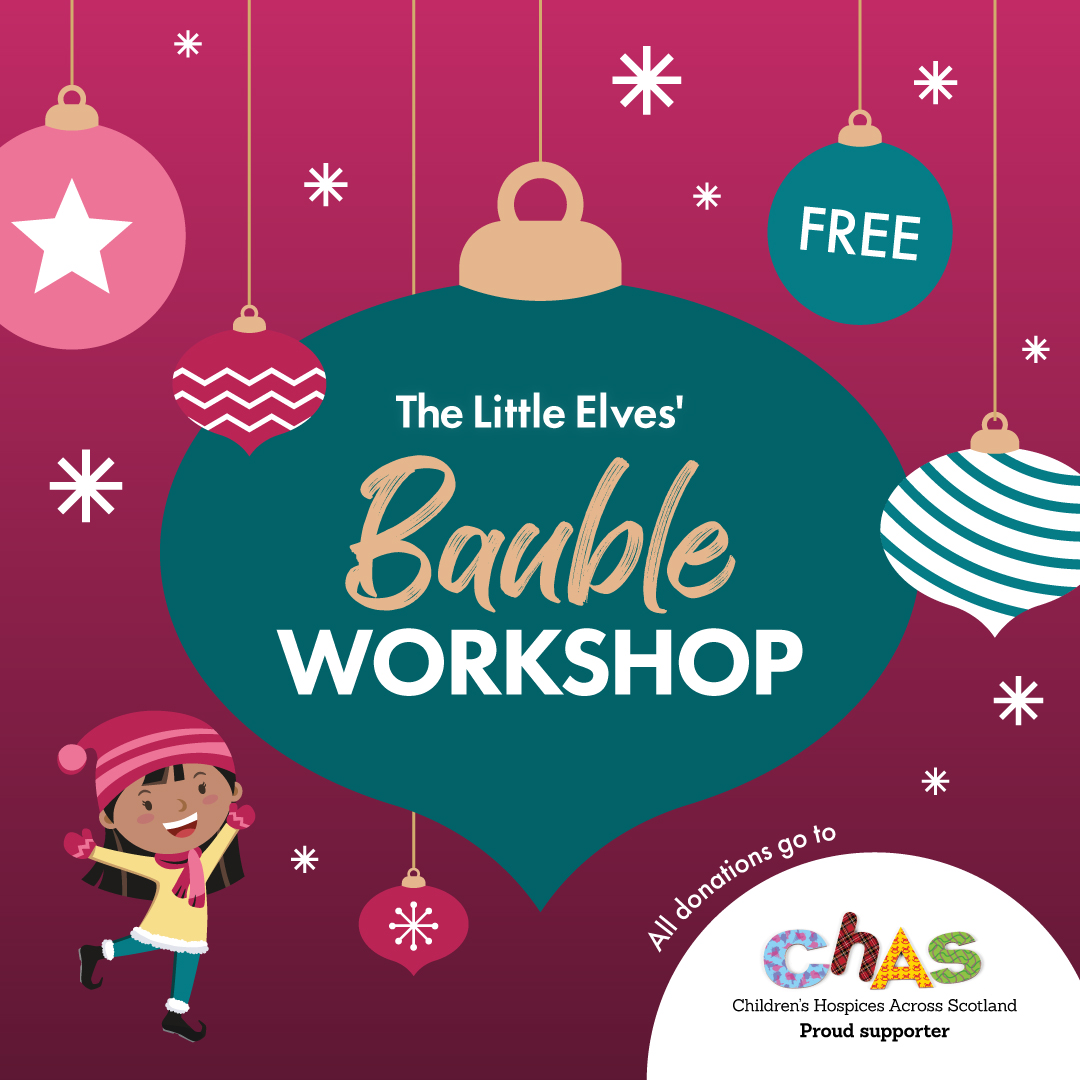 The Little Elves’ Bauble Workshop: Decorate a Bauble in Support of CHAS