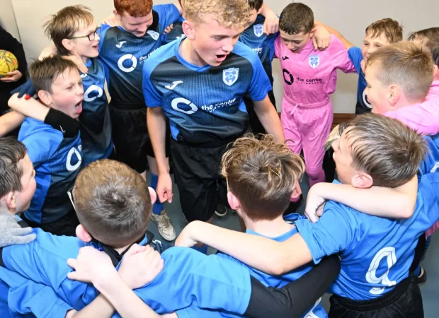 Vennie United Community FC under 12s football team wins first ever kit from The Centre, Livingston